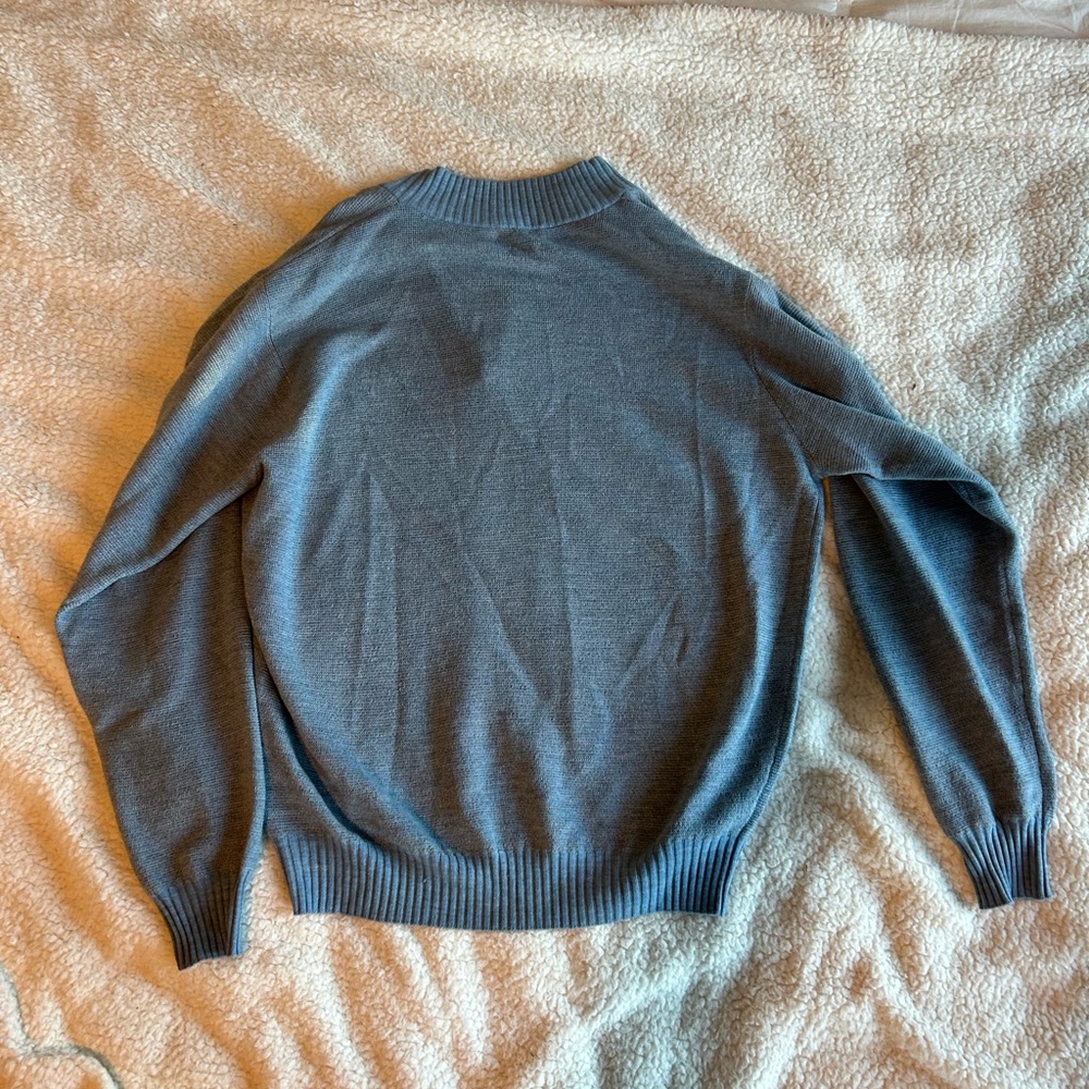 Peter Millar Sky Blue Knit with Zipper Accent - Picture 6 of 7